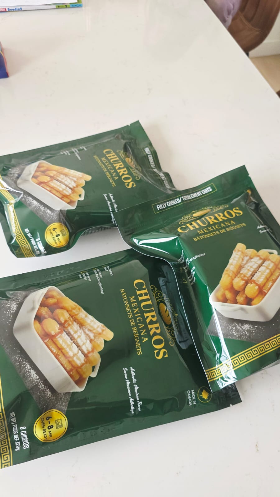 Authentic Mexican Churros (Frozen - Pack of 8)